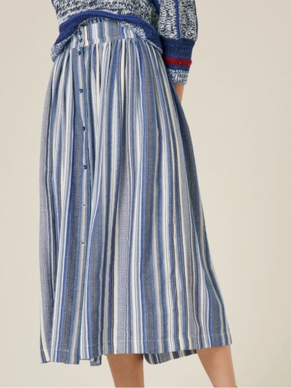 Sessun Tindaya Blue Skirt Size 38